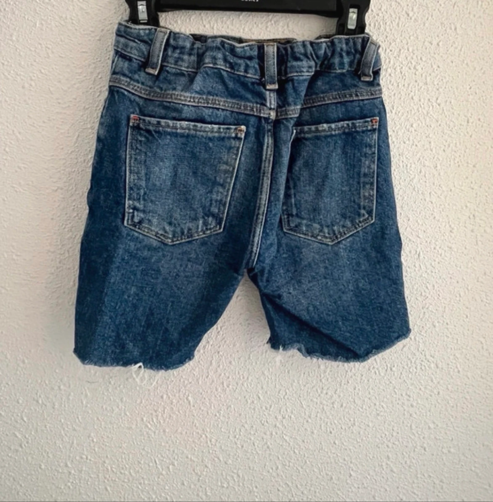Distressed style denim shorts size 7 years – photo 4